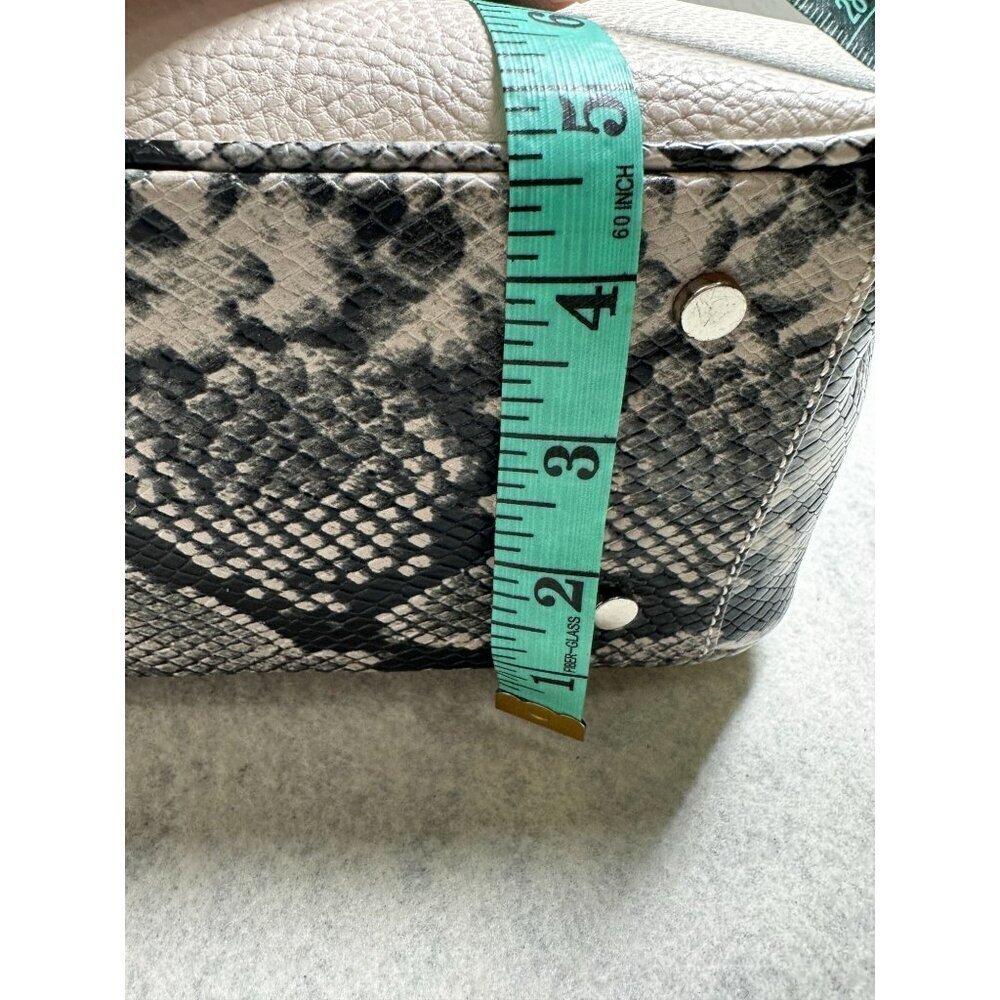 Dana Buchman Purse Snake Animal Print Trim Faux Leather - Picture 16 of 16